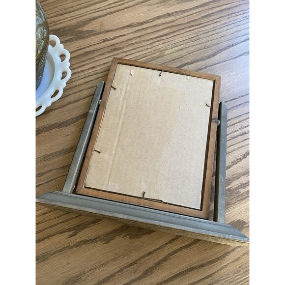 Vintage Art Deco Wooden Swivel Frame Tabletop Frame Vintage Frame 8x10 - Picture 5 of 5
